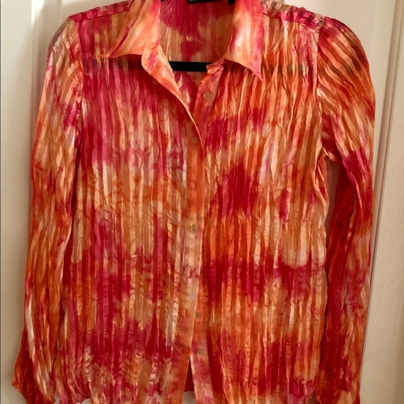 Soft colorful blouse - Picture 4 of 7